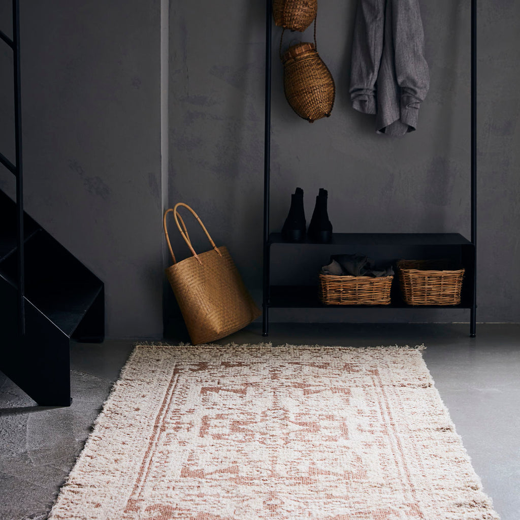Rug wowe by House Doctor in a soft beige pattern