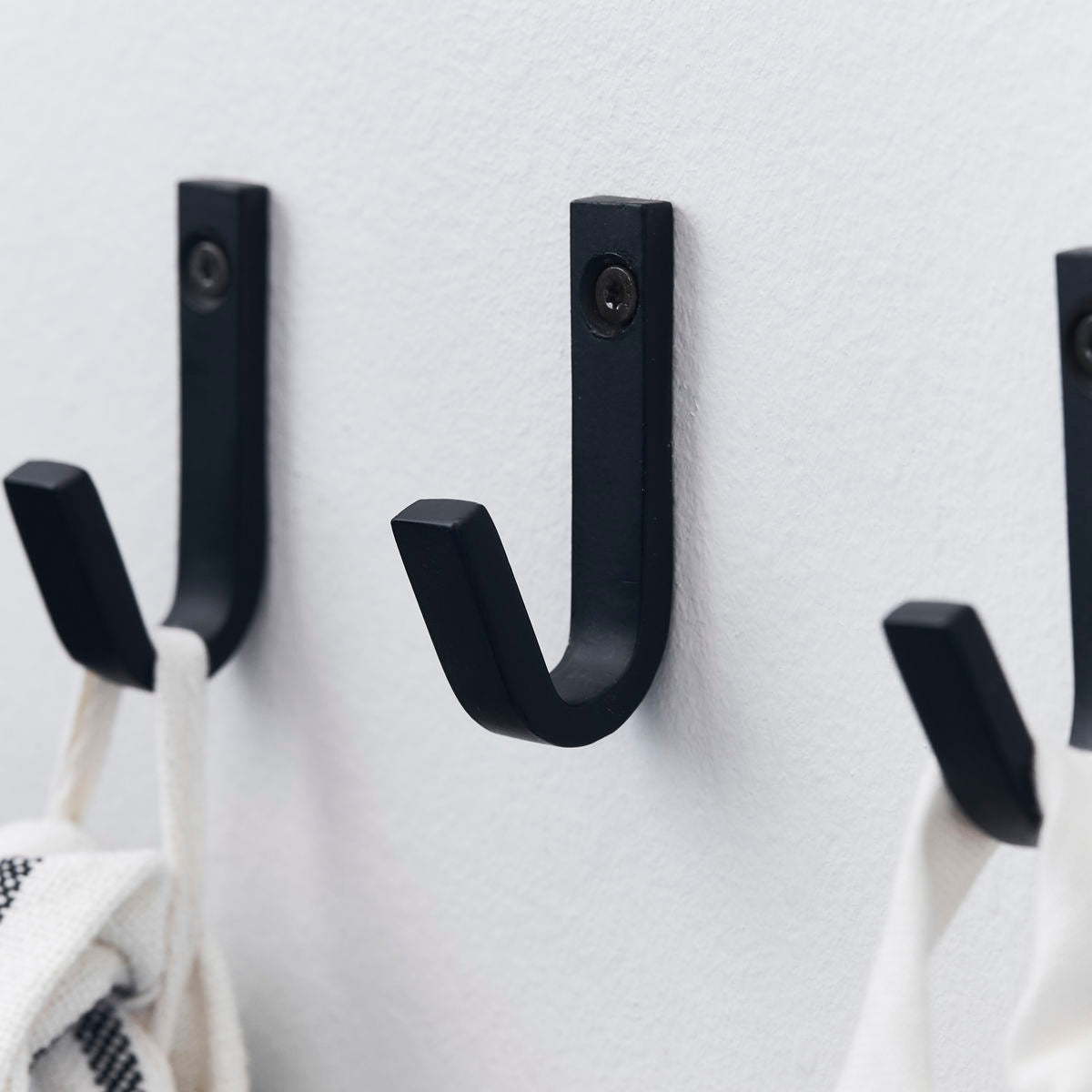 Bath hand forged iron hook 