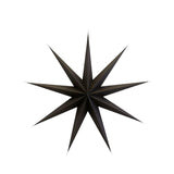 Hanging Paper Stars in White, Grey or Black