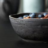 rustic bowl in dark grey by House Doctor