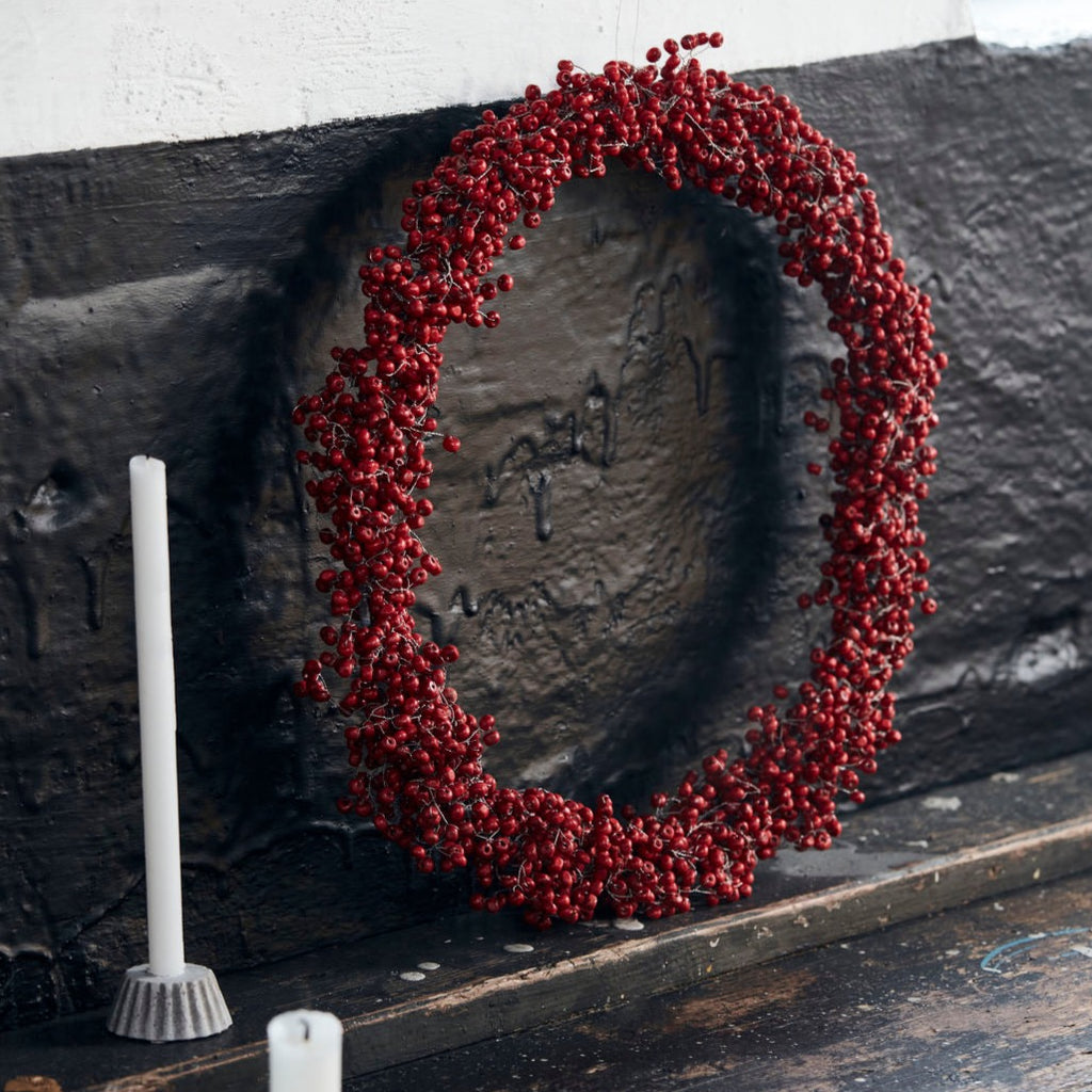 red berry Christmas wreath