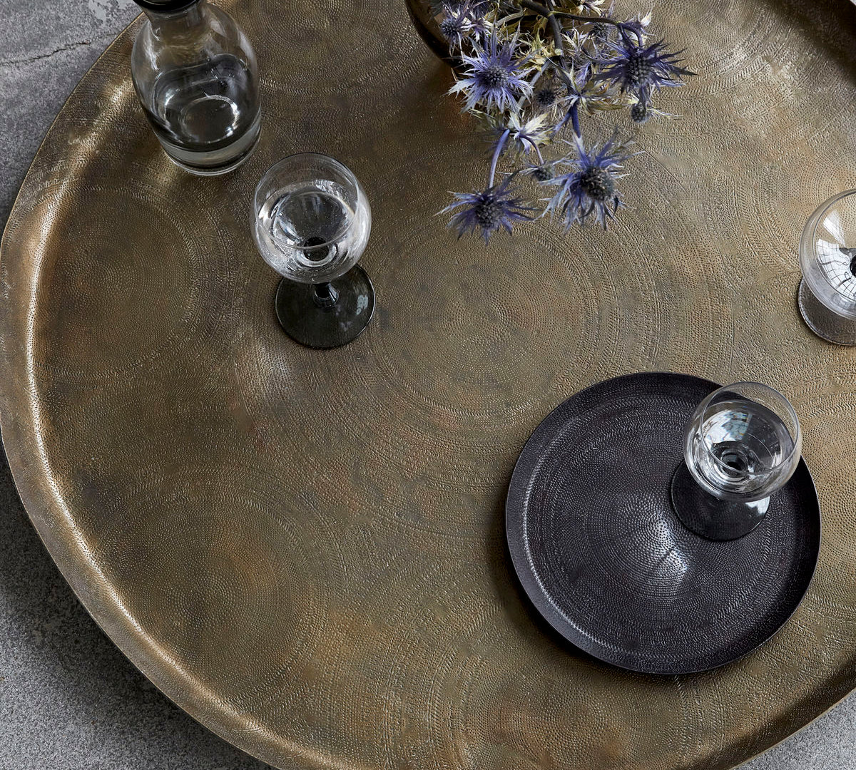 large brass tray Jhansi by House Doctor 