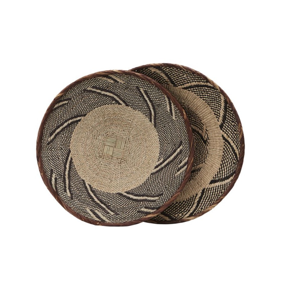 handwoven wall basket Tonga