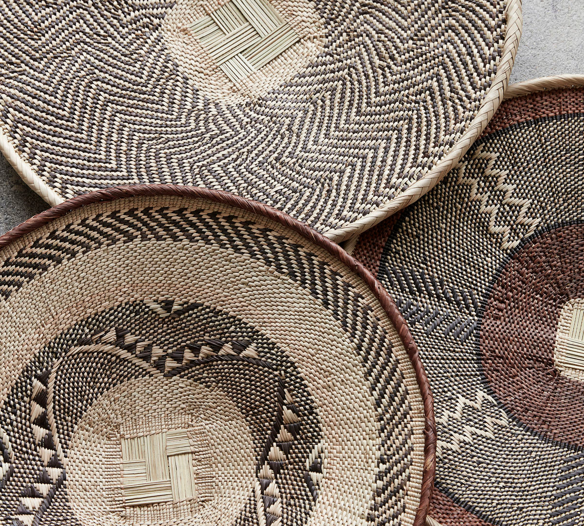 decorative patterned basket 