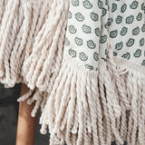 printed green and white garden parasol by House Doctor 