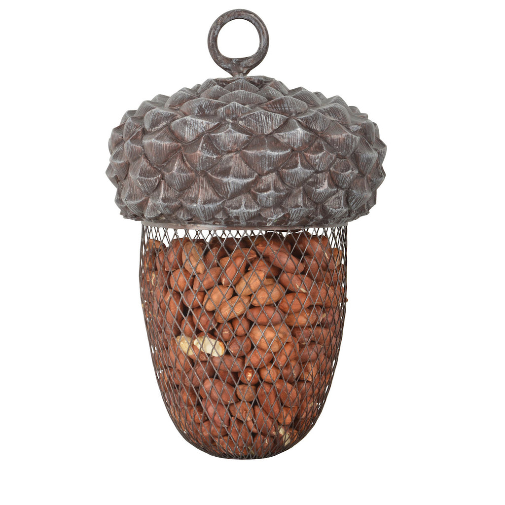 Acorn nut bird feeder by Fallen Fruits 