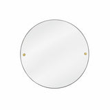 large round bathroom mirror