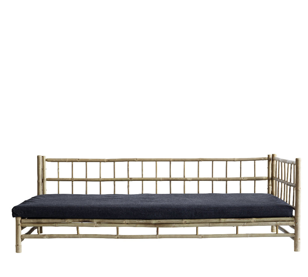 dark grey lounge bed