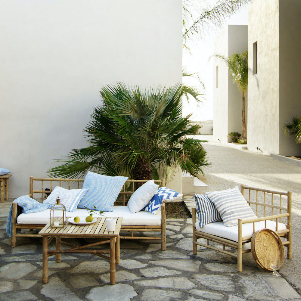 tine k bamboo outdoor lounge sofa 