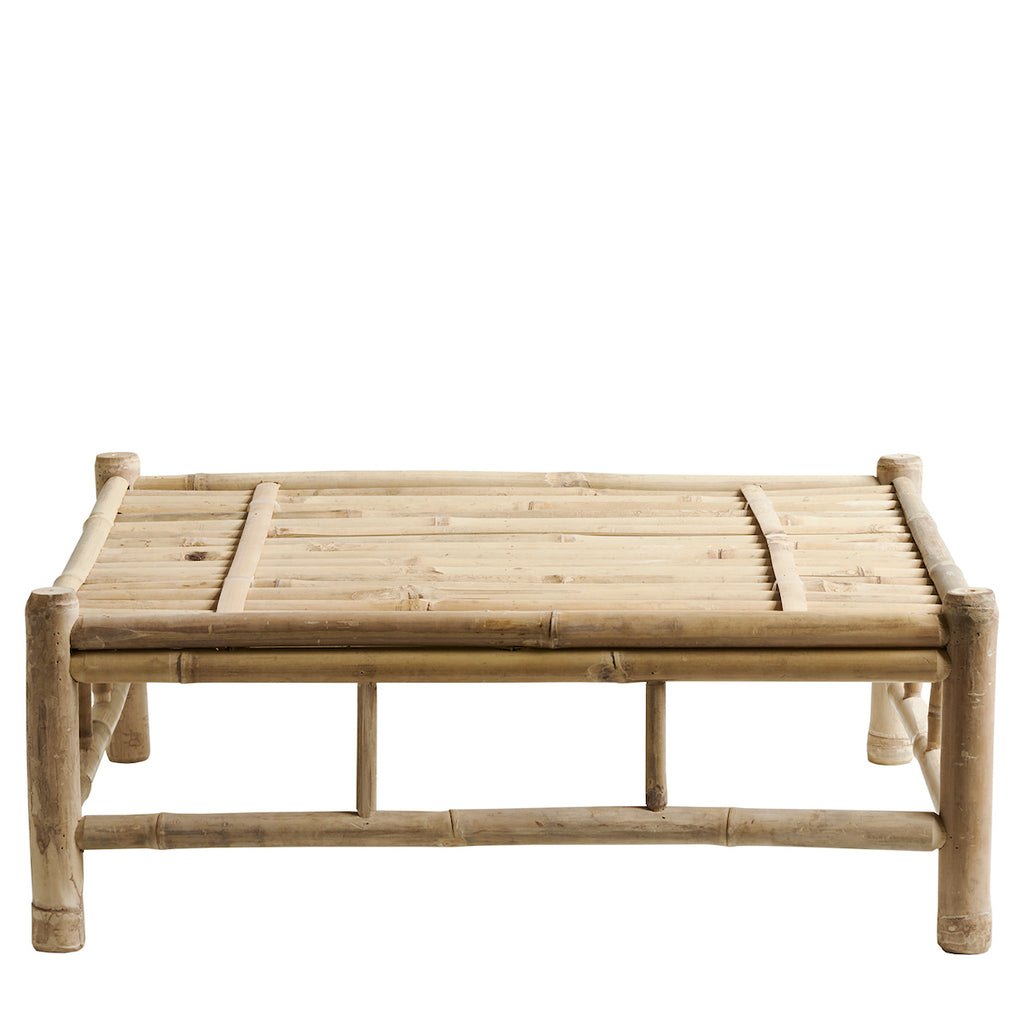 square bamboo outdoor coffee table 