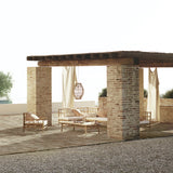 outdoor bamboo furniture set