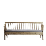Tine K bamboo sofa with grey cushion