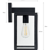 grey outdoor wall light Belgrave