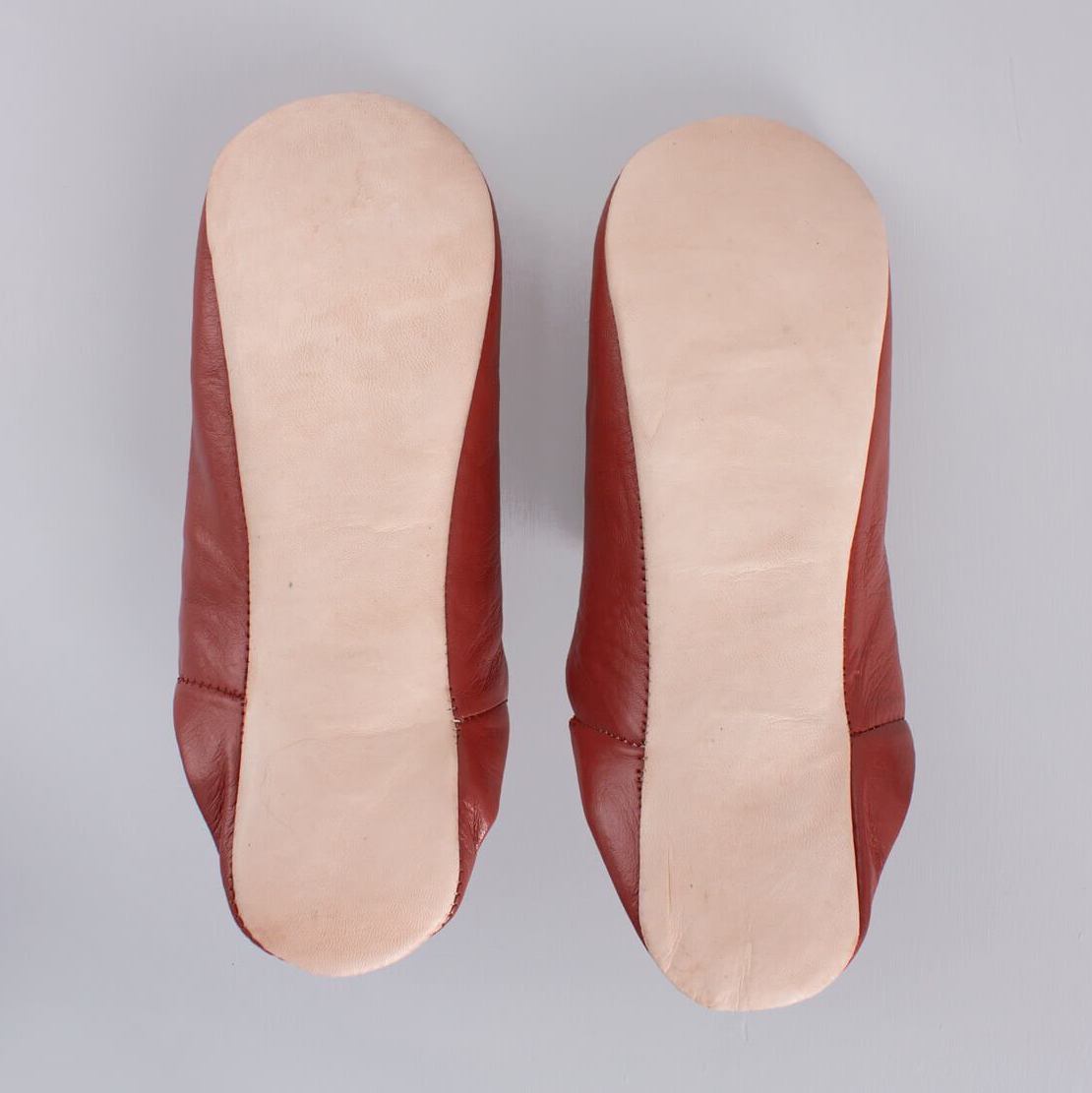 mens leather slippers