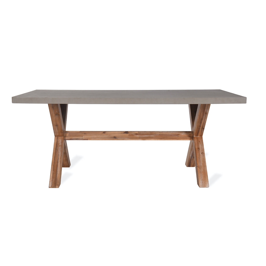 natural colour table Burford outdoor dining table by Garden Trading 