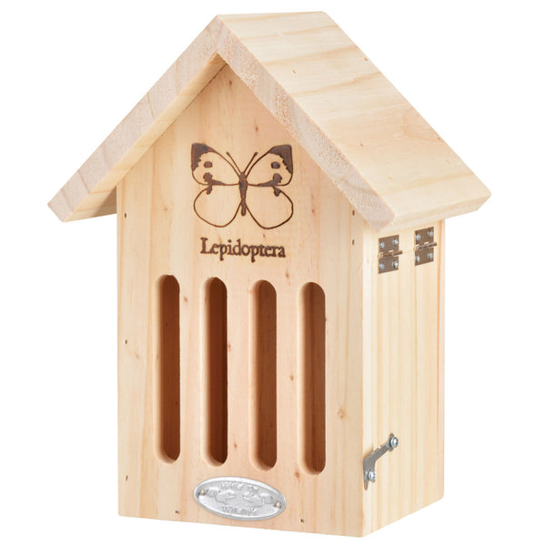wooden butterfly house for the garden