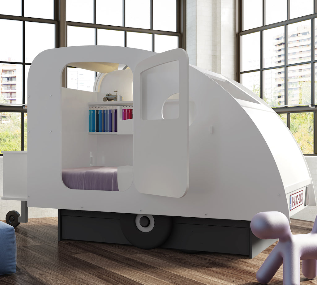 Kids caravan bed 