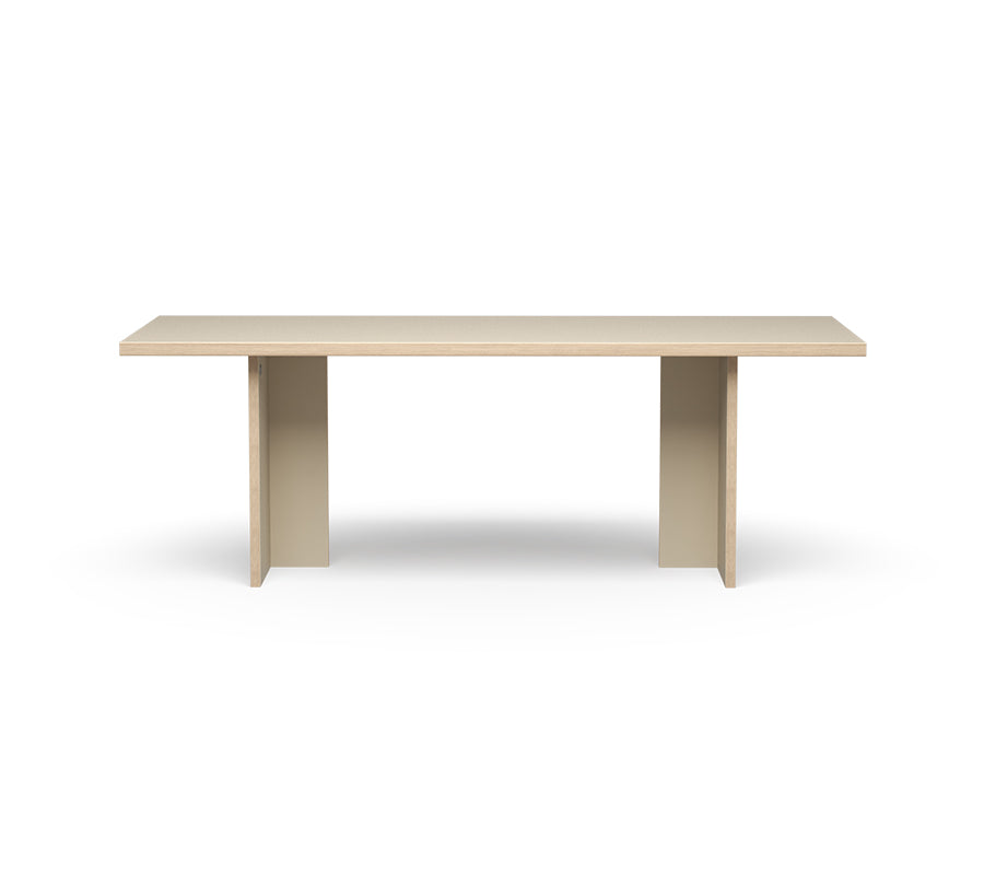 cream dining table by HK Living