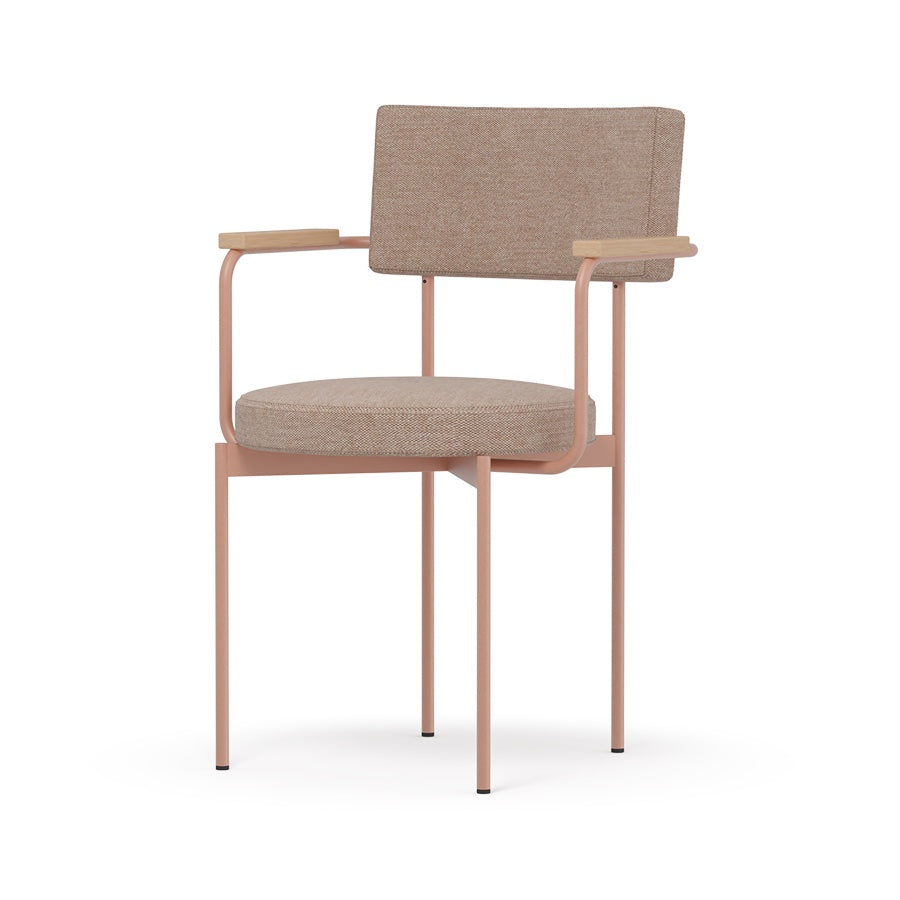 Dining arm chair by HK Living in nude