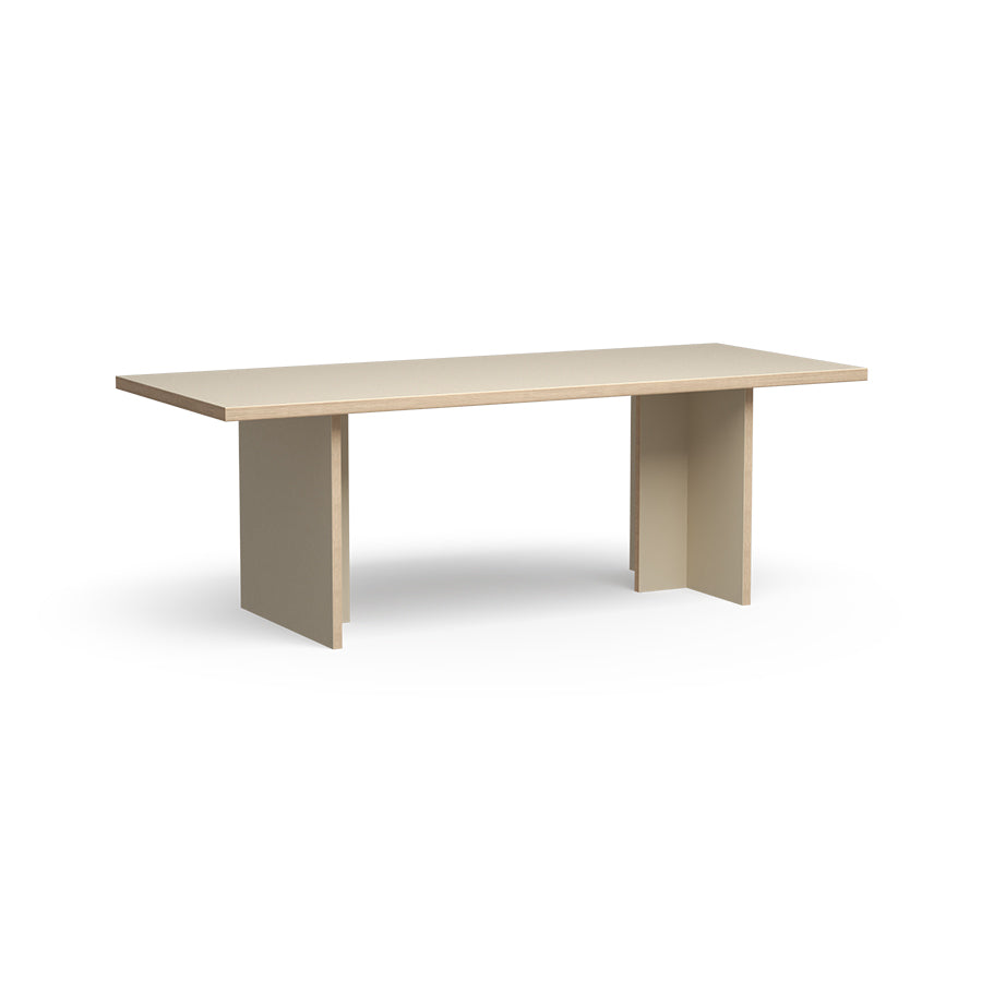 cream dining table by HK Living