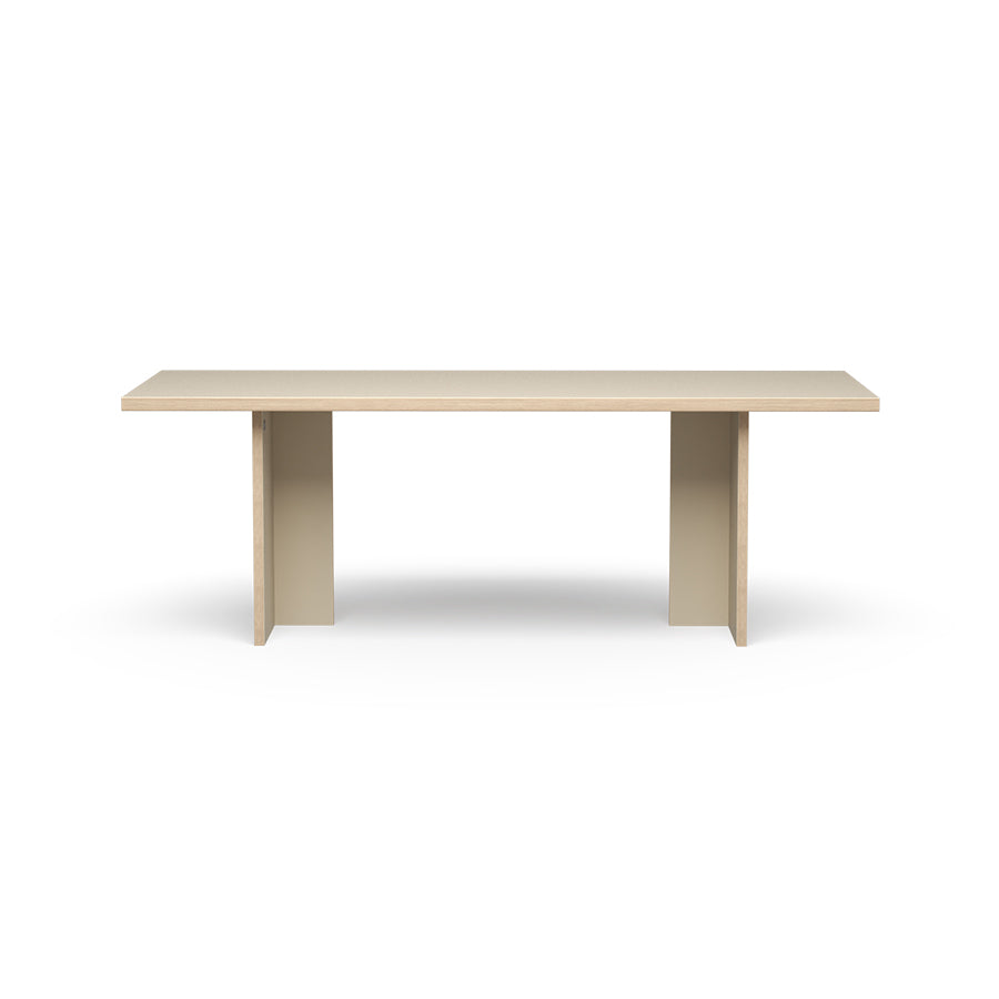 cream dining table by HK Living