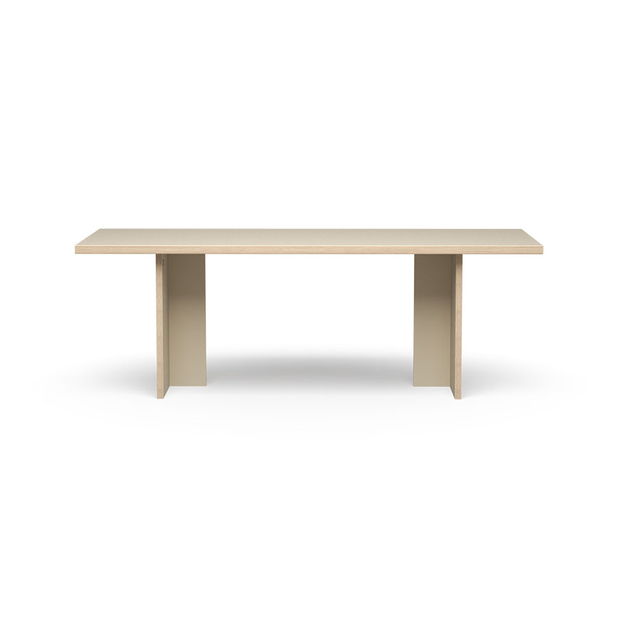 cream dining table by HK Living