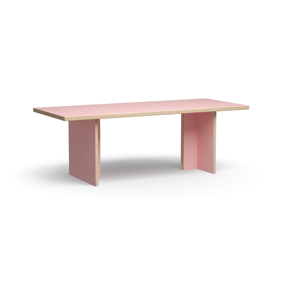 pink dining table by HK Living