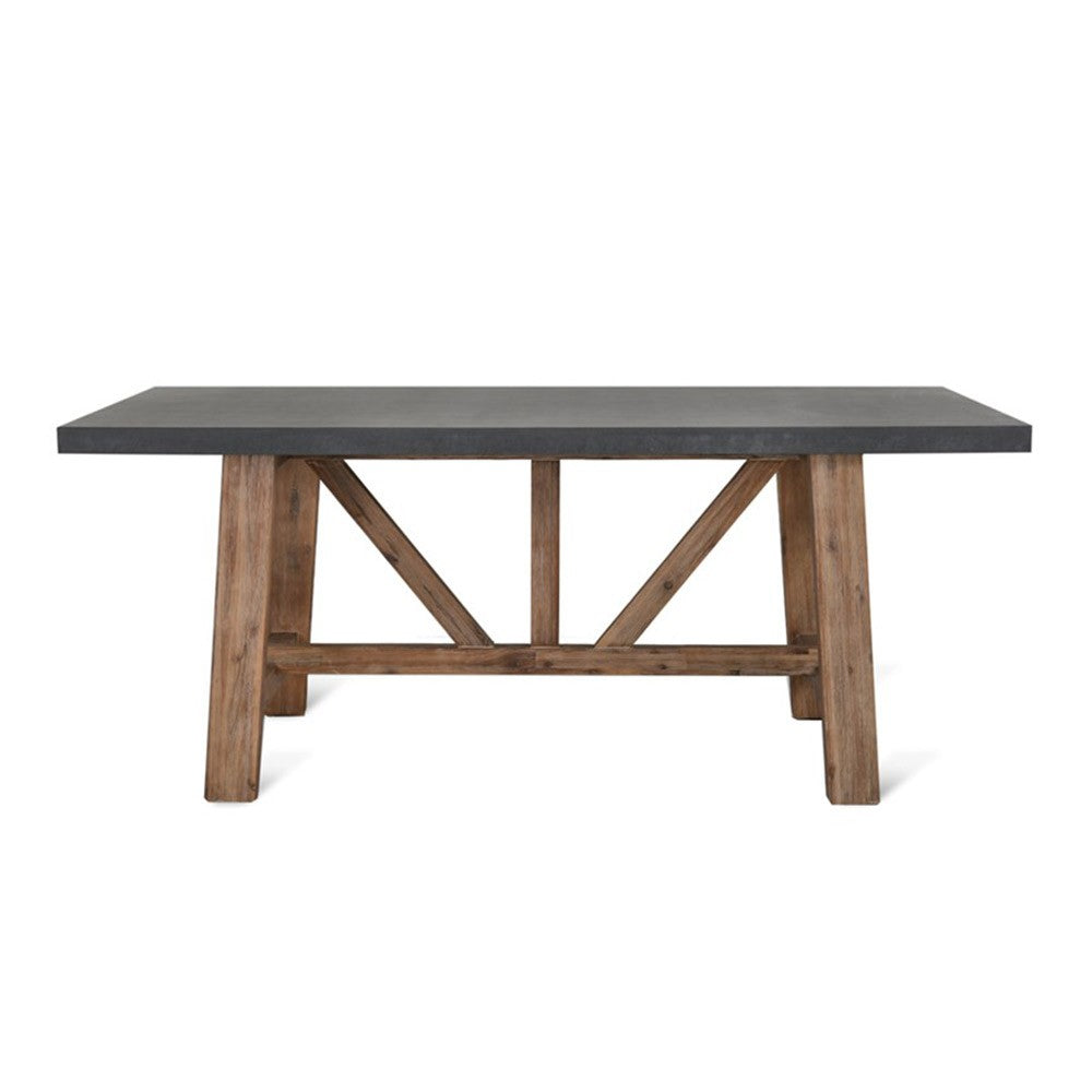 cement dining table 