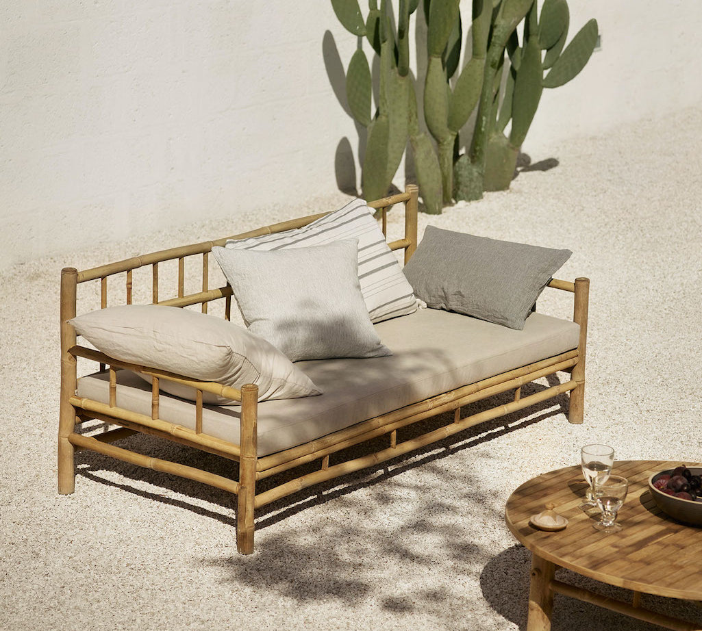 bamboo outdoor sofa by Tine K 