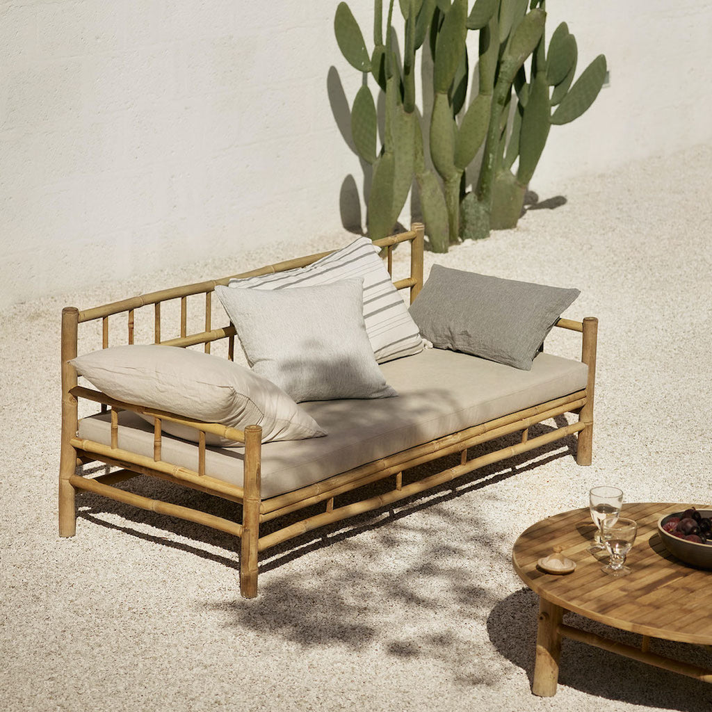 bamboo outdoor sofa by Tine K 