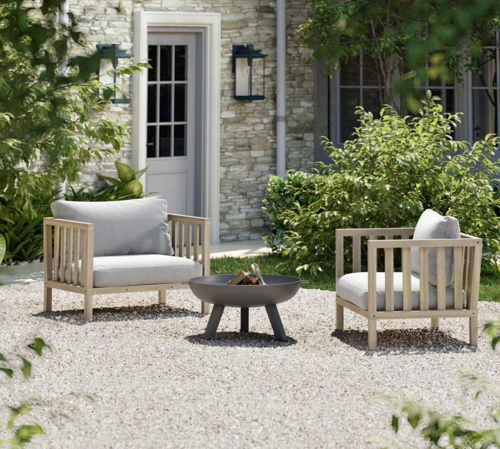Porthallow outdoor wooden armchair 