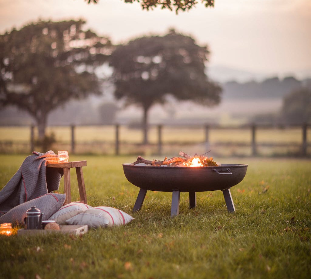 Foscot steel fire pit by Garden Trading 