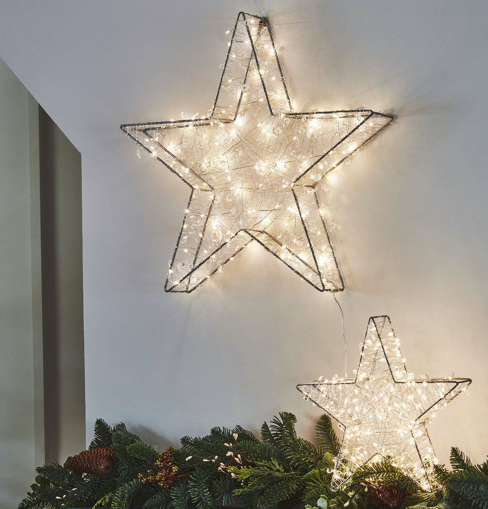 large Christmas star light with LED lights 