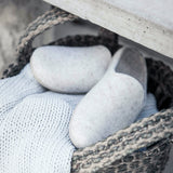 Ladies felt slippers by Shepherd in pale grey 