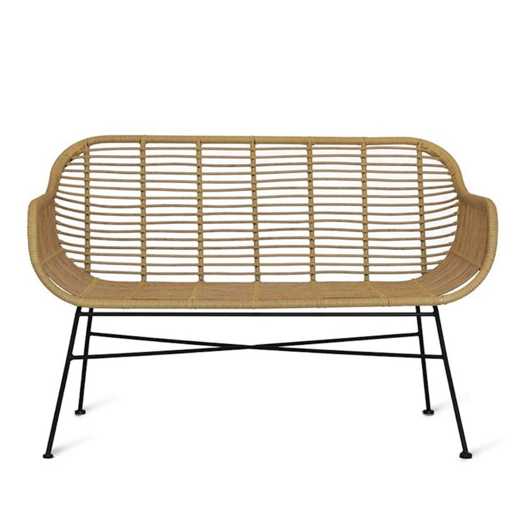 Hampstead outdoor bamboo bench