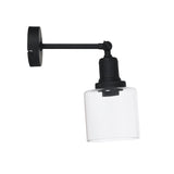 Hoxton glass cylinder wall light by Garden Trading