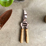 copper plated garden secateurs