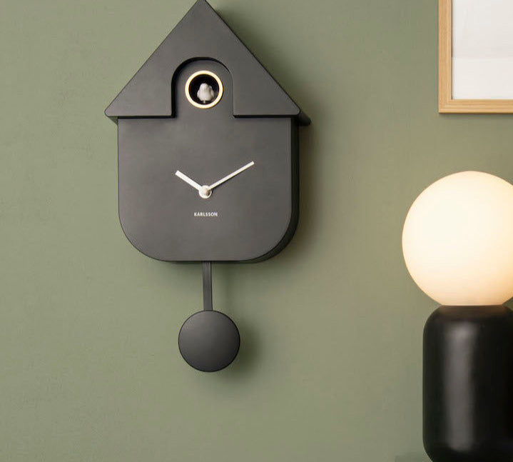black cuckoo clock by Karlsson