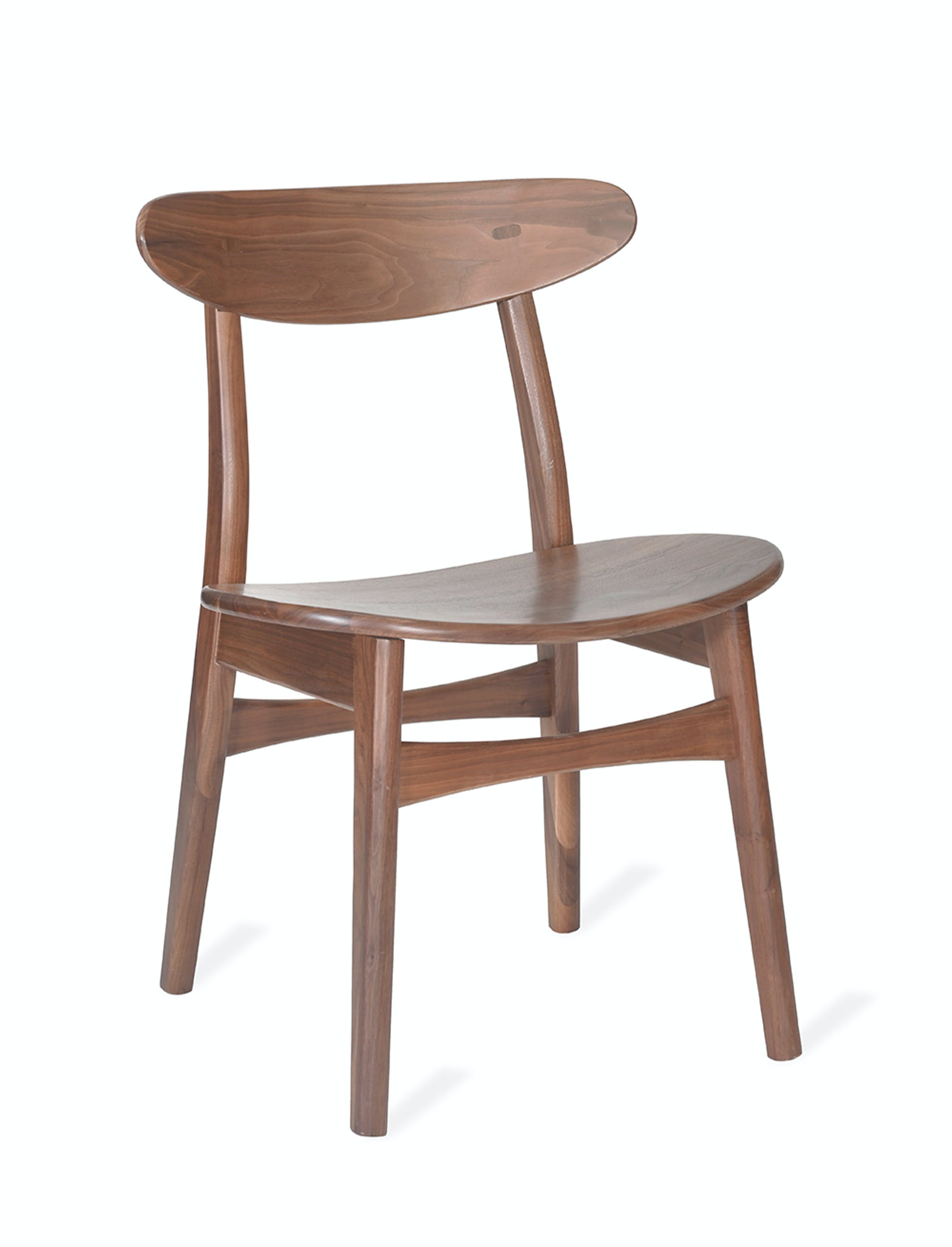 Kersoe walnut dining chair by Garden Trading