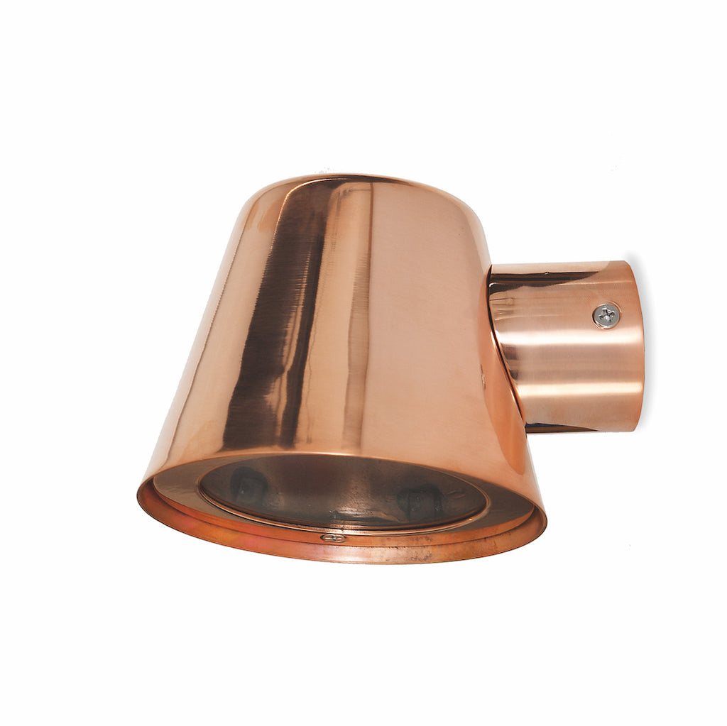Regent copper outdoor mast light by Garden Trading