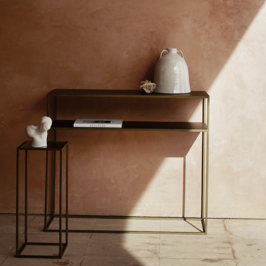 metal console table by Tine K home