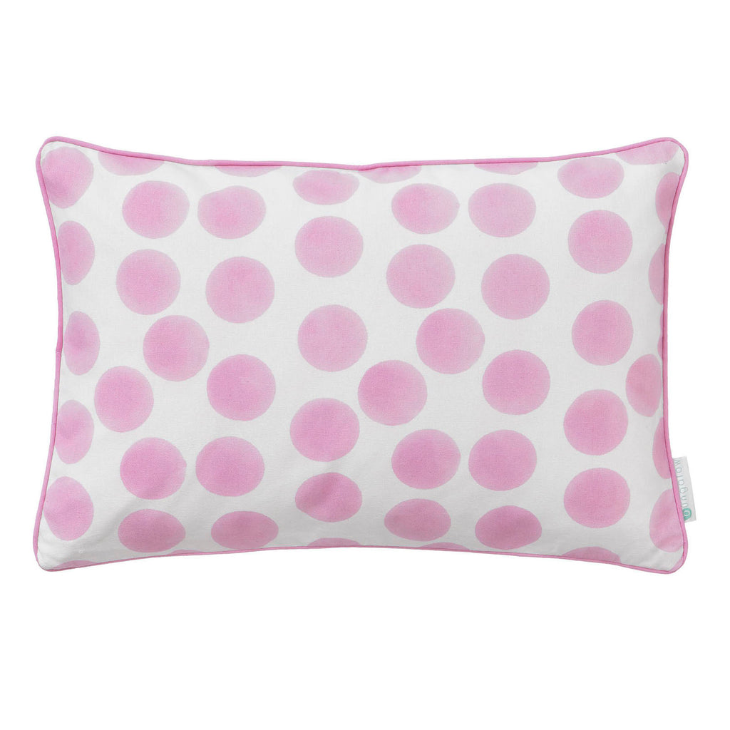 pink spotted cushion
