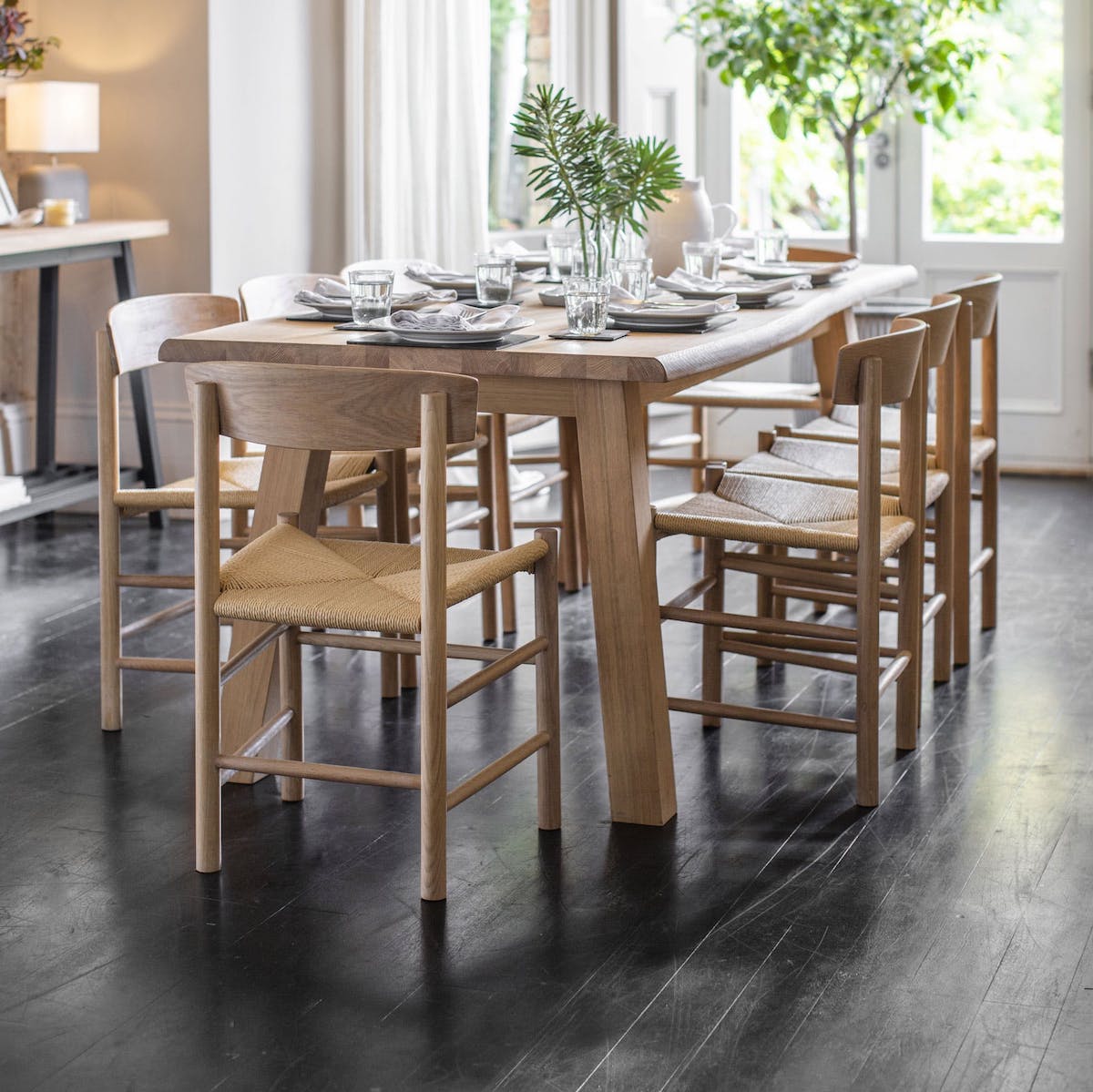 Longworth oak chairs 