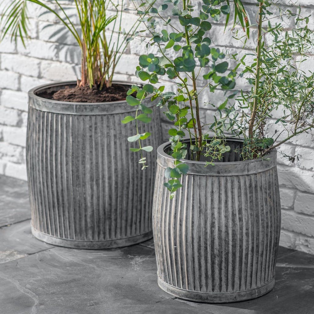 vence metal planter by Garden Trading