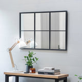 rectangular garden mirror