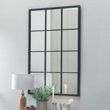 large panelled garden mirror 