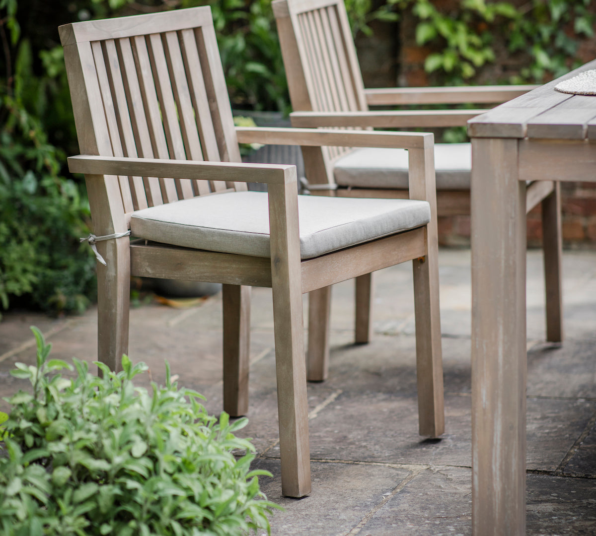 Porthallow outdoor dining armchair by Garden Trading