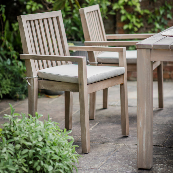 Porthallow outdoor dining armchair by Garden Trading