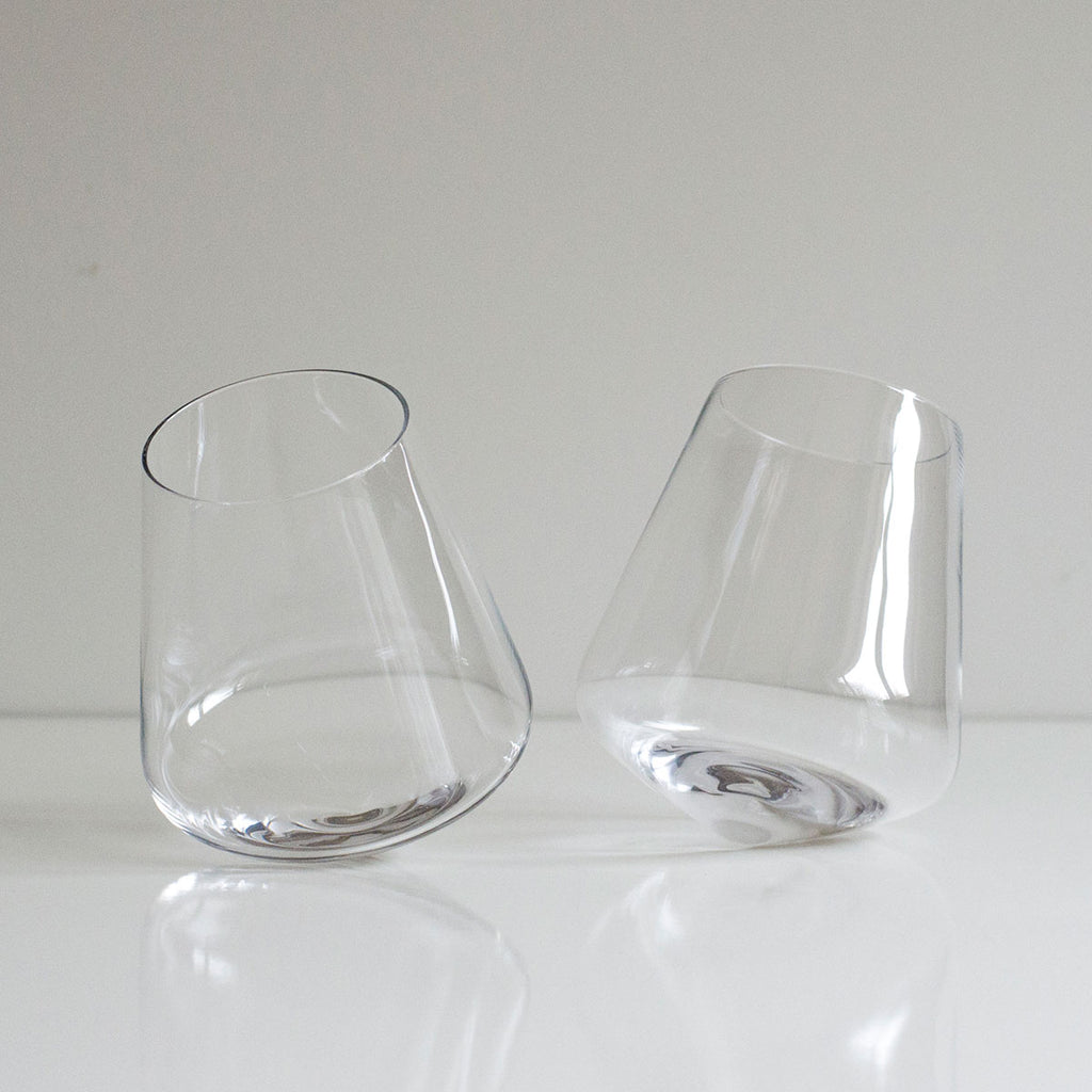 rolling cocktail glasses