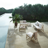 Tine K bamboo sofa and chairs